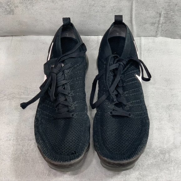 Nike Air Vapormax Flyknit 2 Black Mens Sneakers SZ - Picture 4 of 11
